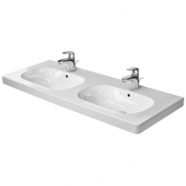 Duravit D-Code Раковина 120х49см., 1 отв., двойная, цвет: белый