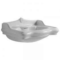 Azzurra Jubilaeum Раковина с колонной 90x56xH32 см, 1 отв., цвет: Bianco lucido