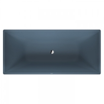 Duravit Vitrium Ванна отдельностоящая 185x85см., с ножками, с2 наклонами для спины, прямоугольная, цвет: синий матовый