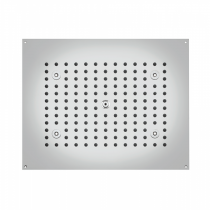BOSSINI DREAM-RECTANGULAR Верхний душ 470 x 370 мм с 4 LED (белый), блок питания/управления, цвет: хром