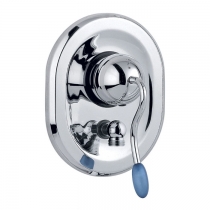 Nicolazzi Signal Наружная часть встраиваемого смесителя для душа &amp;ldquo;Unico&amp;rdquo; на 2 отверстия, цвет: хром