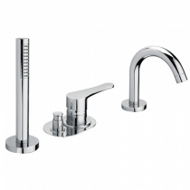 Смеситель для ванны Bongio O'Clock Green, цвет: хром