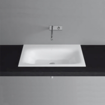 Bette Lux Раковина 80х49.5х12 см, без отв., сталь, цвет: белый