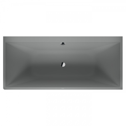 Duravit Vitrium Ванна встраиваемая 180x80см, Dx, с ножками, с2 наклонами для спины, прямоугольная, цвет: светло-серый матовый