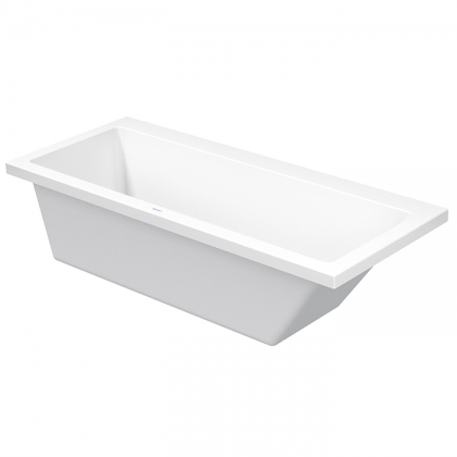 Duravit VERO Ванна 170х70см, акриловая, прямоугольная встраиваемая или с панелями, наклон спины справа, цвет: белый