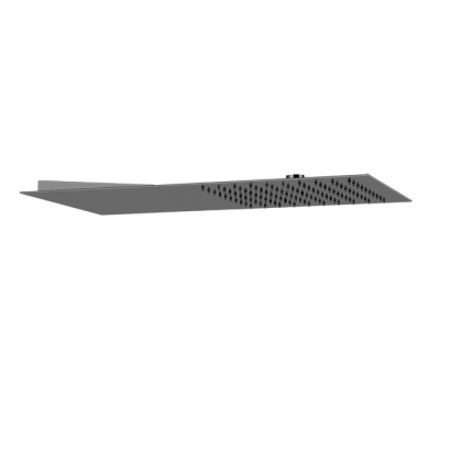 Gessi Tremillimetri Верхний душ QUADRO 30х55см , цвет: Black Metal Brushed PVD
