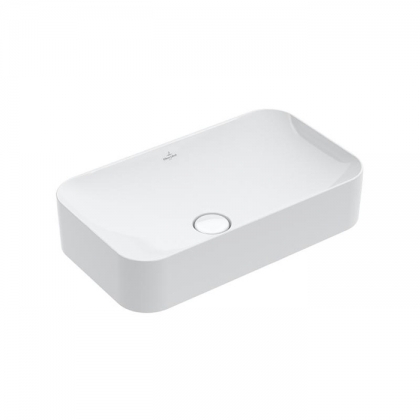Villeroy&amp;amp;Boch Finion Раковина накладная 60х35х11.5см., без отв., CeramicPlus, цвет: белый