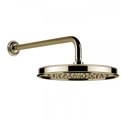 Gessi Venti20 Верхний душ &amp;Oslash;328 мм., с настенным держателем 389 мм., цвет: Brass PVD