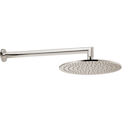 CISAL Shower Верхний душ D250 мм с настенным держателем L350 мм, цвет: никель полированный