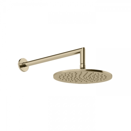 GESSI Ingranaggio Верхний душ с кронштейном D250 мм, цвет Brushed Brass PVD