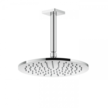 Gessi Rilievo Потолочная душевая головка шарнирная на 1/2&amp;amp;quot;, &amp;Oslash;250мм, длина изгот. под заказ (105 - 1855мм), цвет: хром