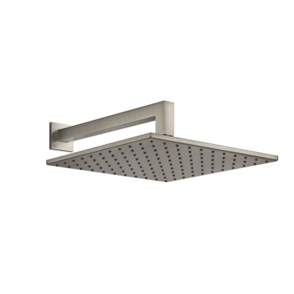 Gessi Emporio shower Верхний душ 30х30см., подвесной, поворотная, с защитой от известкового налёта, цвет: Finox Brushed Nickel