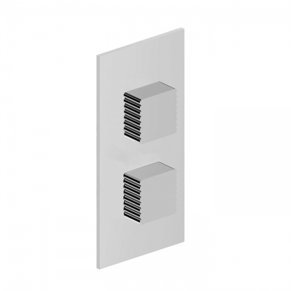 Stella Casanova Встраиваемый термостатический смеситель для душа IS3296 P.V. с переключателем на 2 выхода, цвет: хром