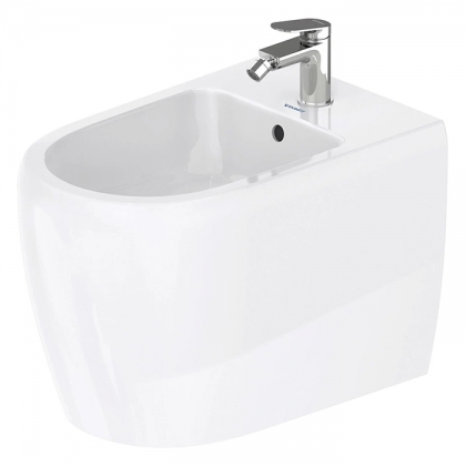Duravit Qatego Биде напольное 39х60х40см., 1 отв., Wei&amp;szlig; Hochglanz, цвет: белый