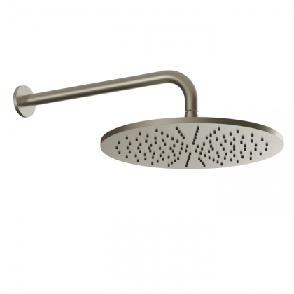 Gessi Emporio shower Верхний душ &amp;Oslash;30см., подвесной, поворотная с шарниром, цвет: Finox Brushed Nickel