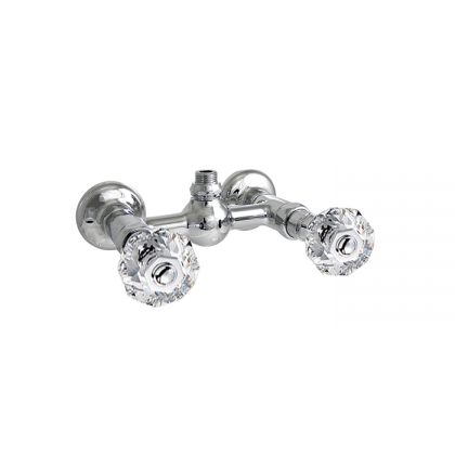Nicolazzi Teide Смеситель для душа без гибкого шланга и лейки, ручки Crystal handle, цвет: хром