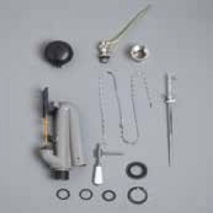 SIMAS Arcade Механизм слива со штоком, ручкой и цепочкой, цвет: хром