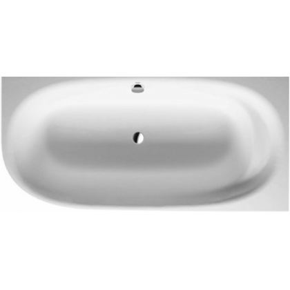 Bathtub Cape Cod Ванна угол справа 190x90см с бесшовной панелью и ножками, с одним наклоном для спины, цвет: белый