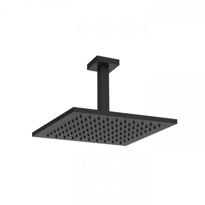 Gessi Emporio shower Верхний душ 20х20см., потолочный, поворотная с шарниром, с защитой от известкового налёта, цвет: Black XL
