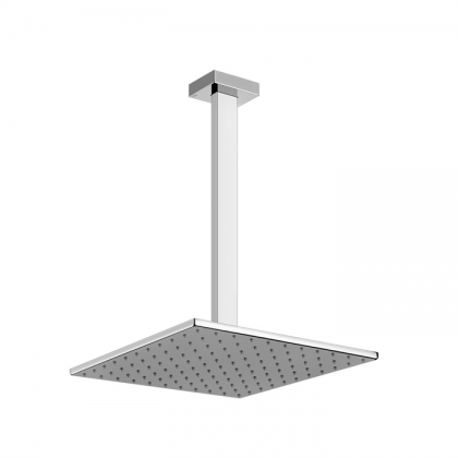 Gessi Rettangolo Верхний душ для потолочного крепления 300x300мм, высота от 115 до 1865мм, цвет: хром