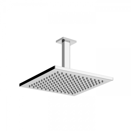 Gessi Emporio shower Верхний душ 20х20см., потолочный, поворотная с шарниром, с защитой от известкового налёта, цвет: хром