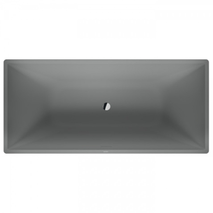 Duravit Vitrium Ванна отдельностоящая 185x85см., с ножками, с2 наклонами для спины, прямоугольная, цвет: светло-серый матовый