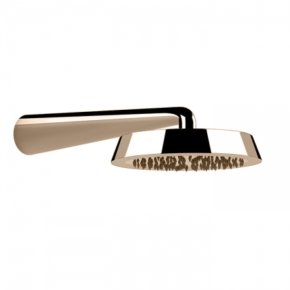 Gessi Cono Верхний душ &amp;Oslash;24см., с настенным держателем 40см., цвет: Copper PVD