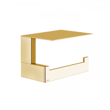 Gessi Rettangolo Держатель для туалетной бумаги с крышкой, цвет: Gold CCP