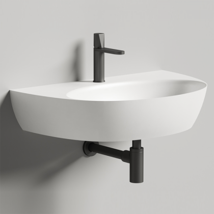 Salini Alda Wall 03 Раковина 60х71х15см., накладная, 1 отв., S-Sense, цвет: белый