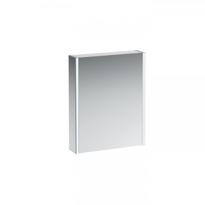 Laufen Frame Зеркальный шкаф 60x75см., LED-подсветка, сенсор, алюминий, 1 дверь, 2 розетки