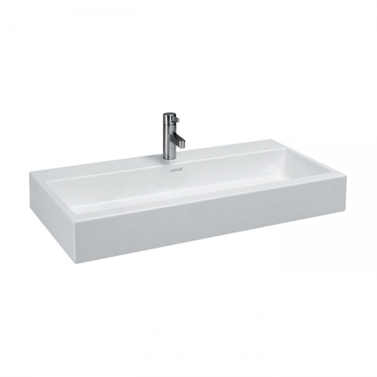 Laufen Living City Раковина 100х46х14 см, 1 отв., цвет: белый