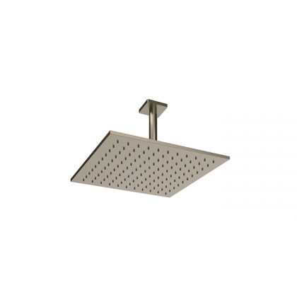 Gessi Emporio shower Верхний душ 30х30см., потолочный, поворотная с шарниром, с защитой от известкового налёта, цвет: Finox Brushed Nickel