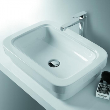 SIMAS Evolution Раковина 58х42 см, без отв., цвет: белый