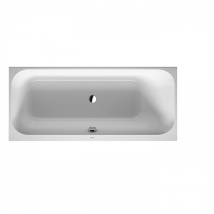 Duravit Happy D.2 Ванна акриловая  170х70x48см, прямоугольная .встраиваемая  версия , с наклоном для  спины справа, цвет: белый