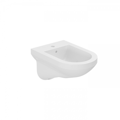 Azzurra Thin Биде подвесное 56x36xH33 см с 1 отв. под смеситель, с креплением, цвет: Bianco lucido