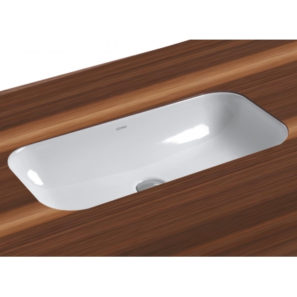 AZZURRA GLAZE Раковина 69х38 см, без отв., цвет: белый