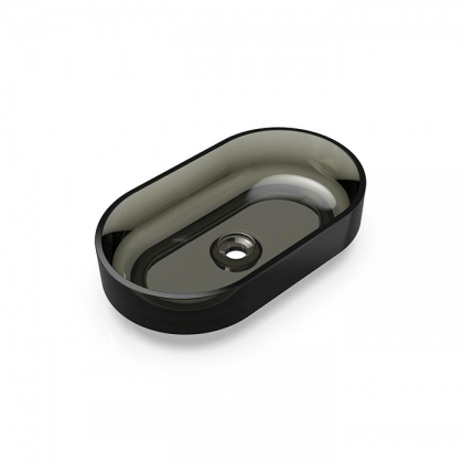 Knief Ellipse Shape Раковина накладная 55x32x14см, без отв, из полимерного материала, цвет: Turmalin # 020