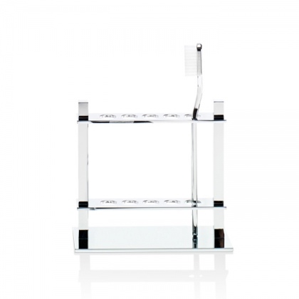 Decor Walther DW 330 Держатель для зубных щёток 15x7x13.5см, настольный, цвет: хром