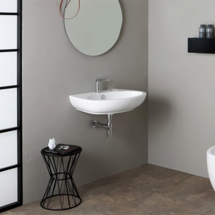 Simas Bormio Раковина 66х51 см, 1 отв., цвет: белый
