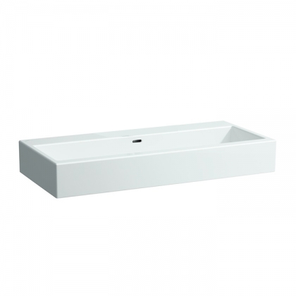 Laufen Living City Раковина 100х46х14 см, без отв., цвет: белый