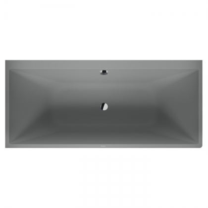 Duravit Vitrium Ванна встраиваемая 180x80см, Sx, с ножками, с2 наклонами для спины, прямоугольная, цвет: светло-серый матовый