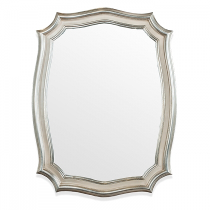 TW Зеркало в раме 64х84см, рама дерево, цвет серебро/слоновая кость