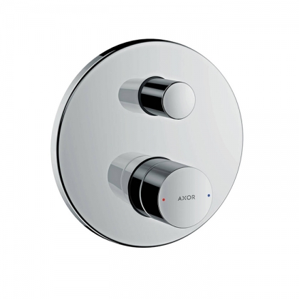 Axor Uno Встраиваемый смеситель для ванны однорычажный с защитой по станд. EN1717, внешняя часть, цвет: шлифованный никель