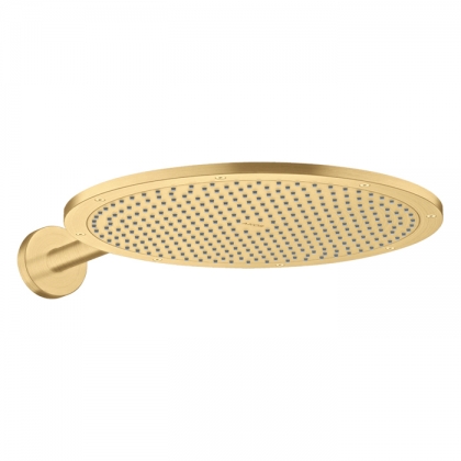 Axor ShowerSolutions Верхний душ, &amp;Oslash; 35см., 1jet, с держателем 39см, настенный монтаж, &amp;frac12;&amp;rsquo;, цвет: шлифованное золото