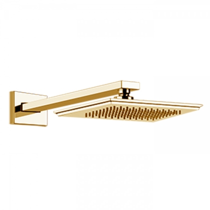 Gessi Eleganza Верхний душ для настенного крепления, цвет: шлифованное золото