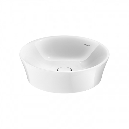 Duravit White Tulip Раковина накладная &amp;Oslash;50см, без перелива, без отв., цвет: белый