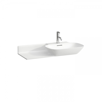 Laufen INO Раковина 90х45х12 см, 1 отв., полка слева, цвет: белый