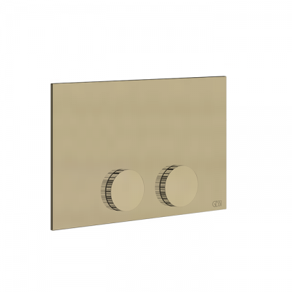 Gessi Ingranaggio Клавиши смыва, цвет: Brushed Brass PVD