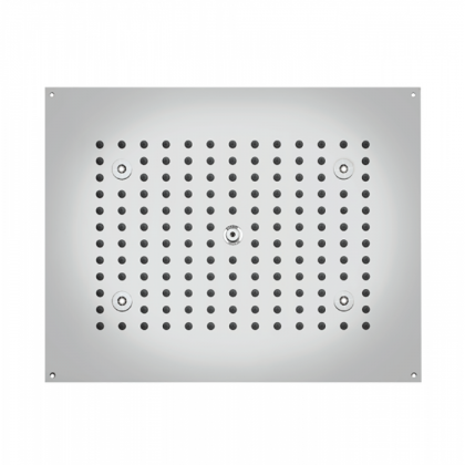 BOSSINI DREAM-RECTANGULAR Верхний душ 470 x 370 мм с 4 LED RGB, блок питания/управления, Cromoterapia, цвет: хром