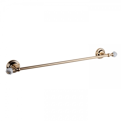 TW Crystal 111, полотендержатель 60см, подвесной, цвет: золото с кристаллом (swarovski)